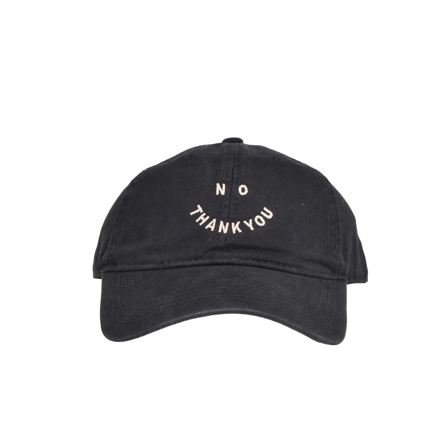 La Garçonne Accessoires No thank you Cap Black