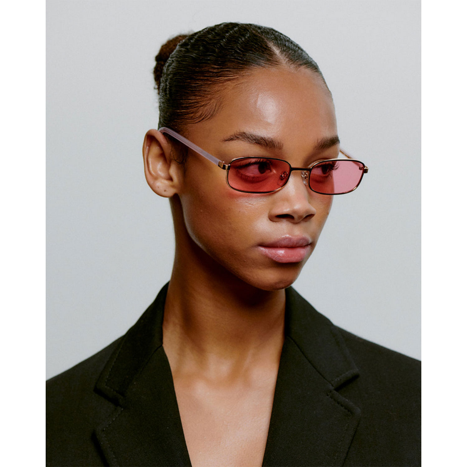 A.Kjaerbede Noah Sonnenbrille Rosegold Galactic Pink