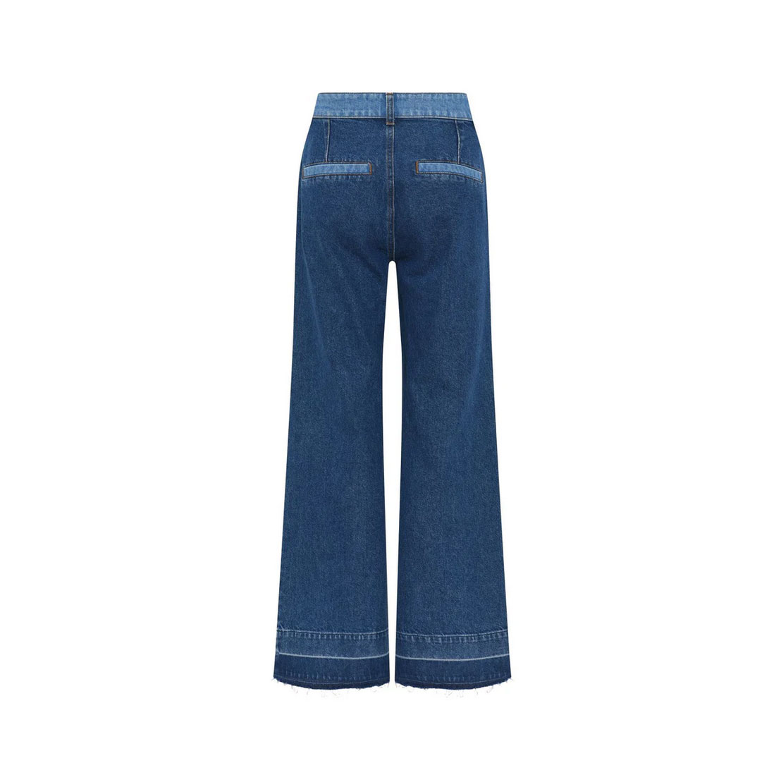 La Rouge Norah Jeanshose in Denimblau von La Rouge Model hinten