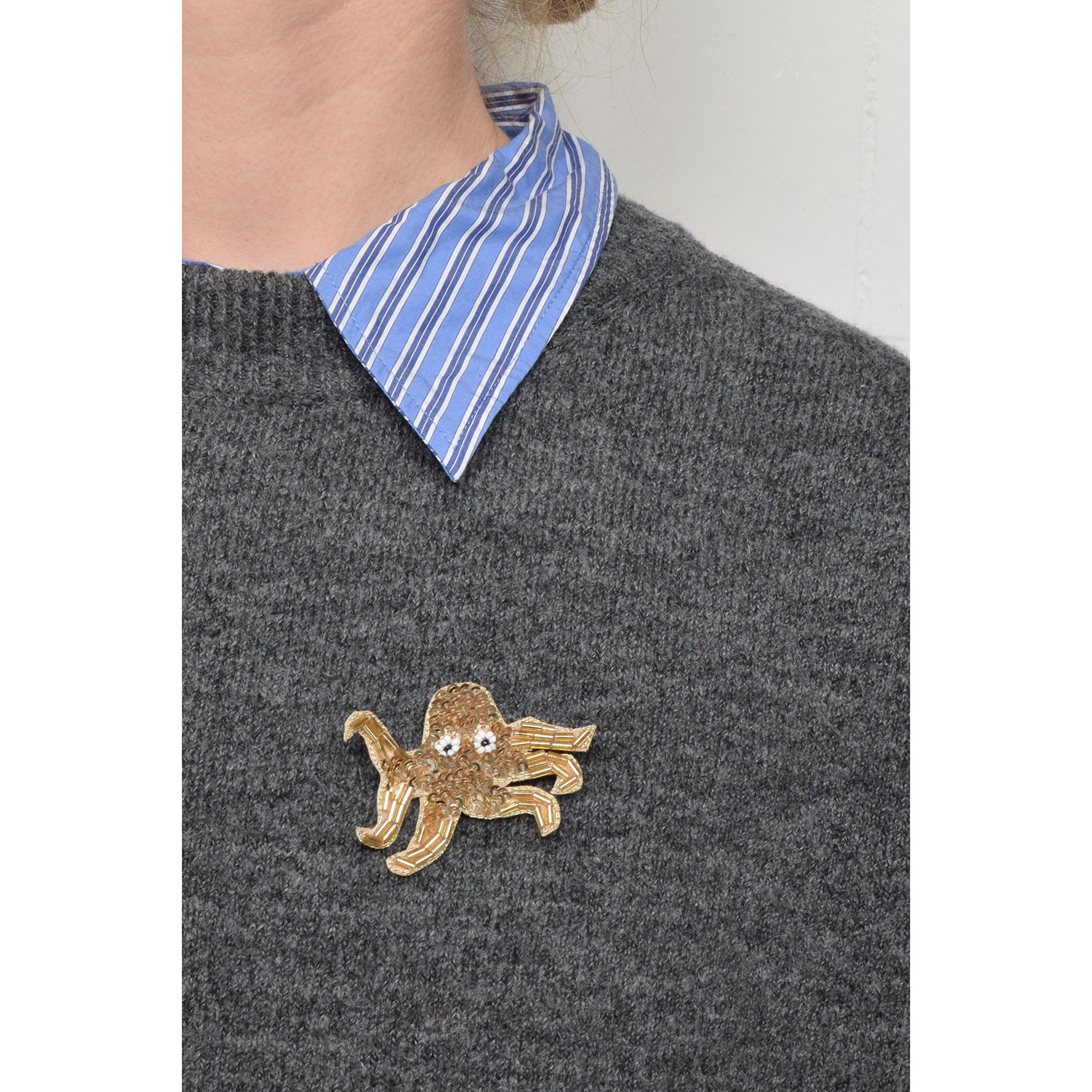 La Garçonne Bijoux Octopus Brosche