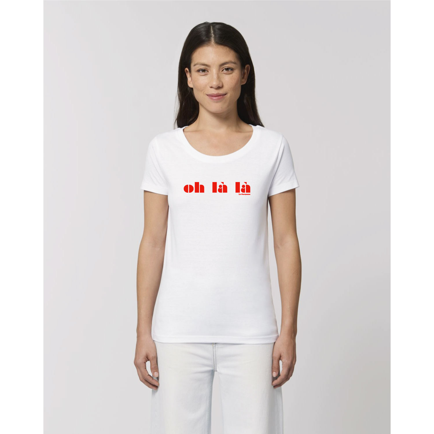 La Garçonne Vetements Oh la la Jazzer T-Shirt White