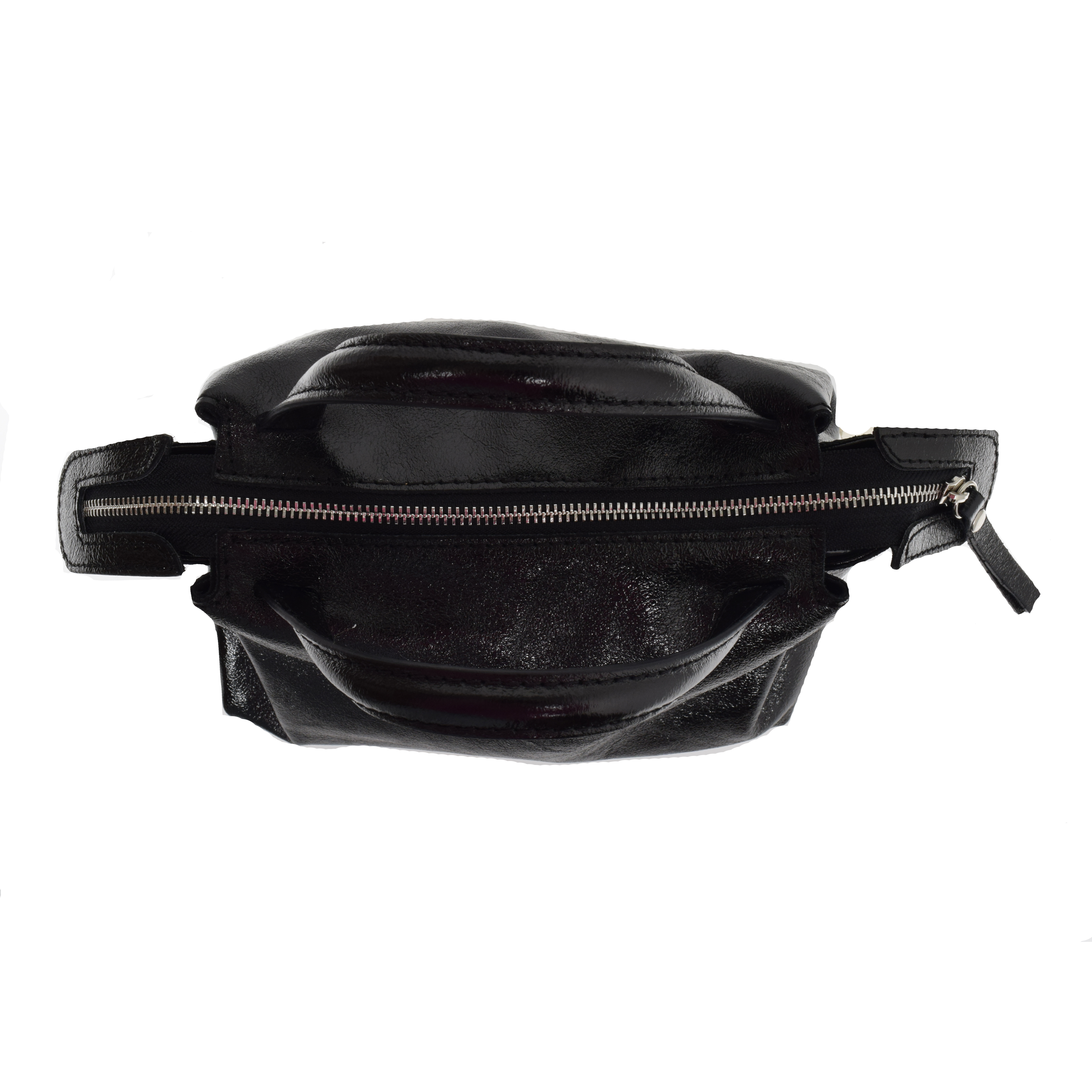 La Garçonne Accessoires Olga La Garconne Accessoires Tasche Metallic Schwarz Oben