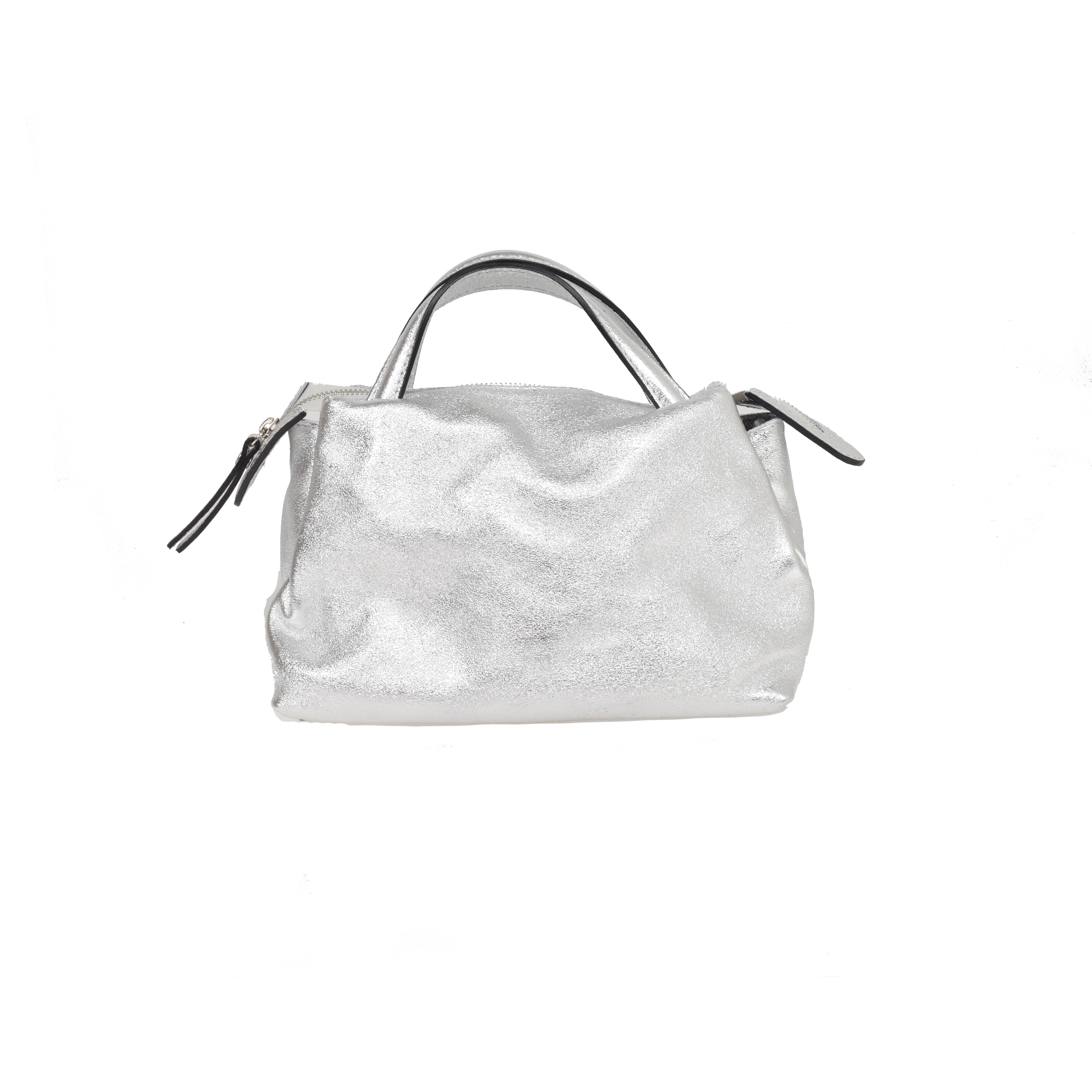 La Garçonne Accessoires Olga Tasche Metallic Argento