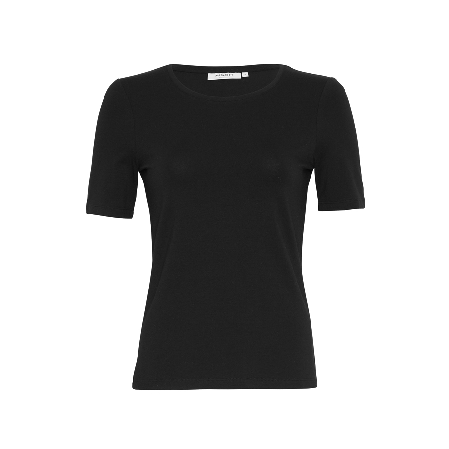 MSCH Copenhagen Olivie MSCH Copenhagen T-Shirt Schwarz Vorne
