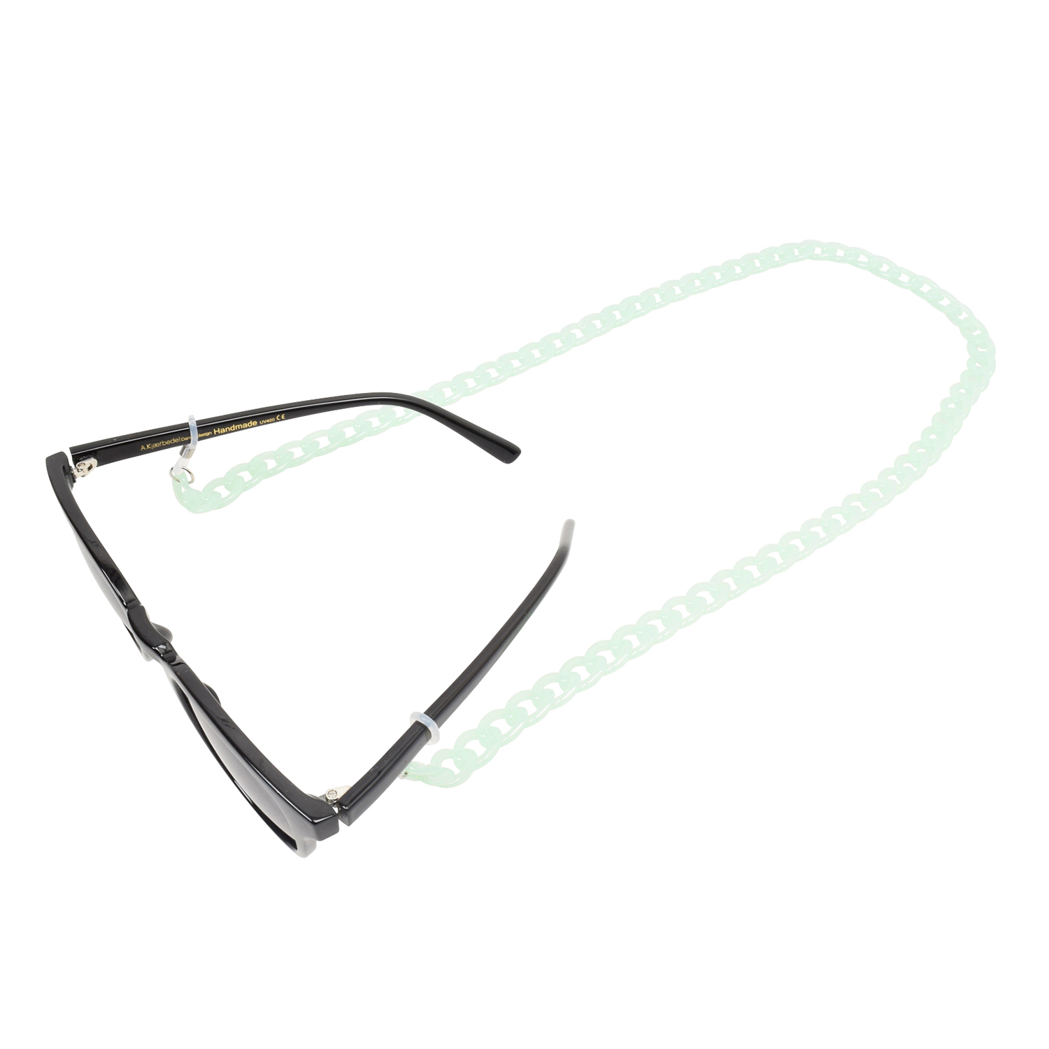 Voila Orely Brillenkette Aventurin von Voila Packshot mit Brille