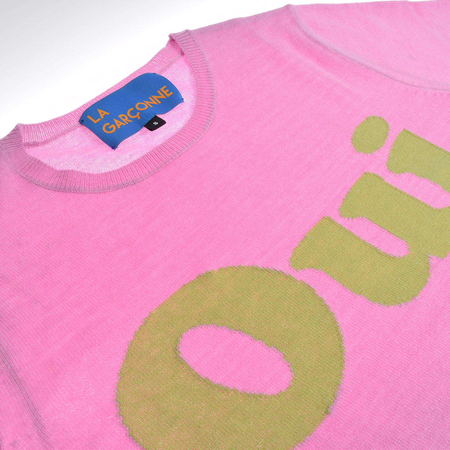 La Garçonne Vetements Oui Strickpullover Lilac/Vert