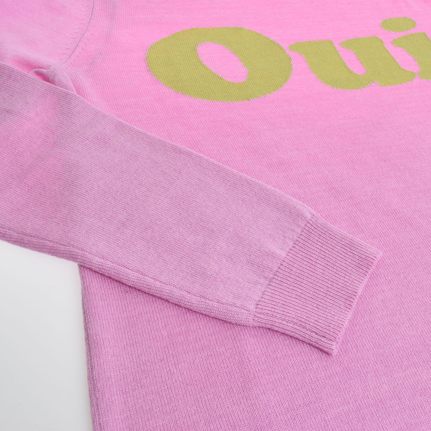 La Garçonne Vetements Oui Strickpullover Lilac/Vert