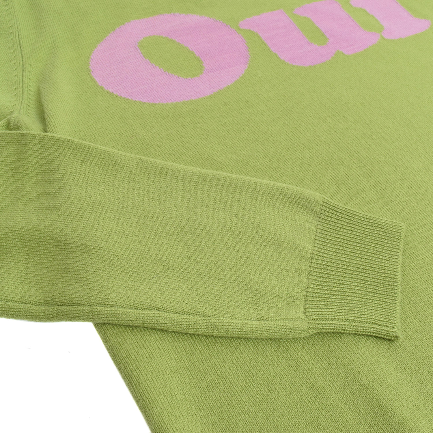 La Garçonne Vetements Oui Strickpullover Vert/Lilac