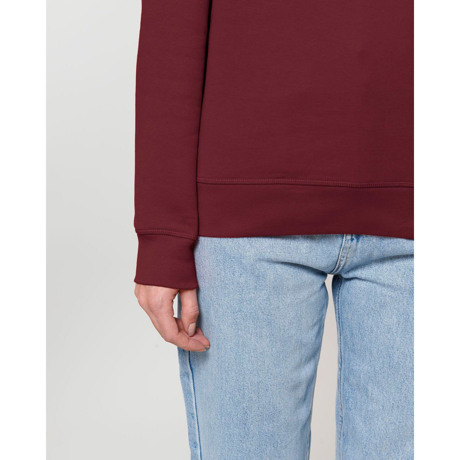 La Garçonne Vetements Oui Sweater Burgundy