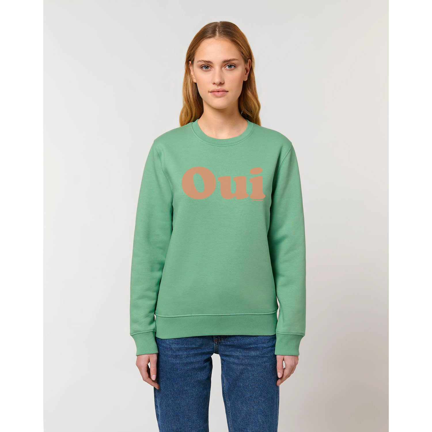 La Garçonne Vetements Oui Sweater Dusty Mint