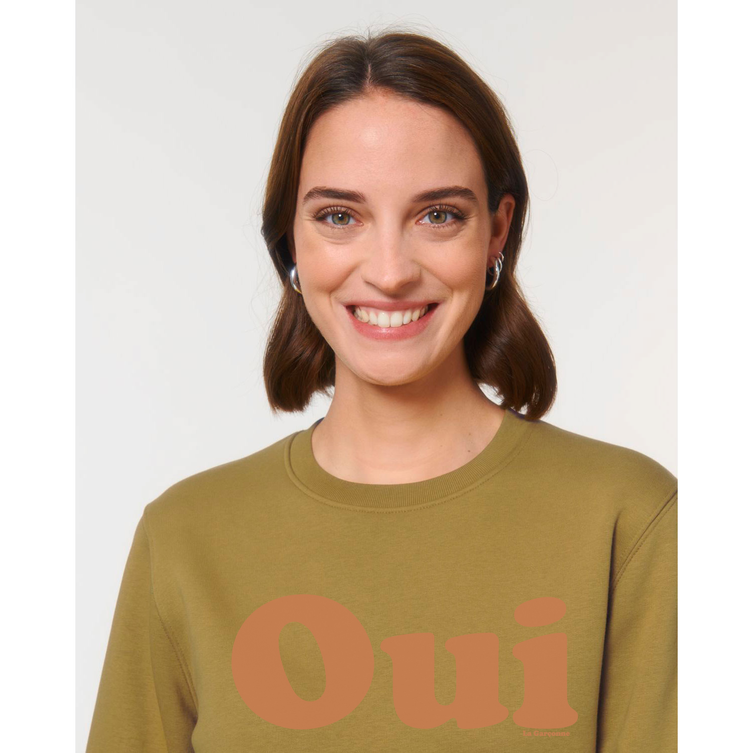 La Garçonne Vetements Oui Sweater Olive Oil