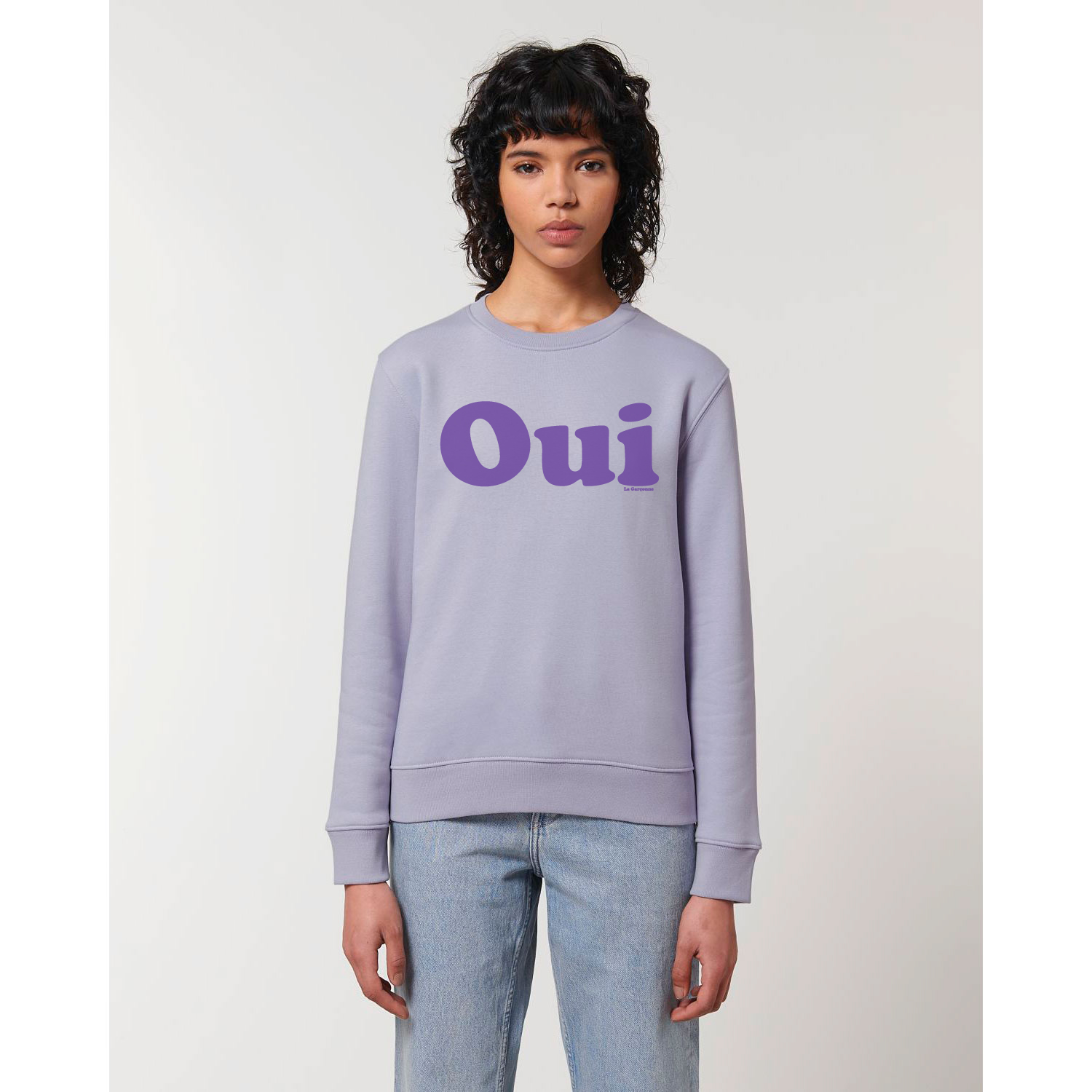 La Garçonne Vetements Oui Sweater Lavender 2