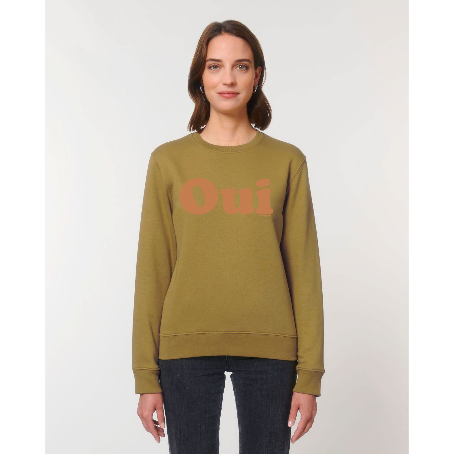 La Garçonne Vetements Oui Sweater Olive Oil