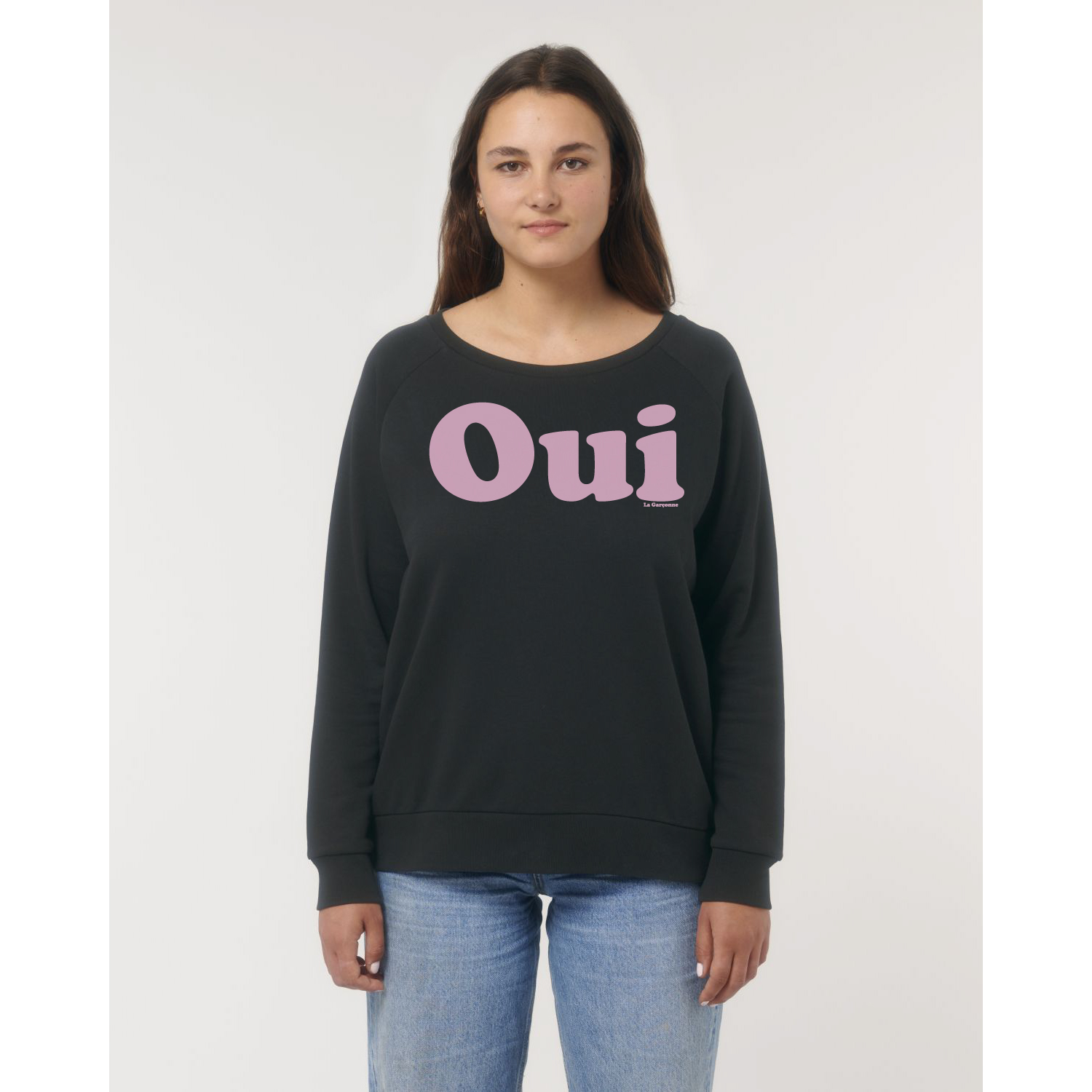La Garçonne Vetements Oui Sweater Raglan Black