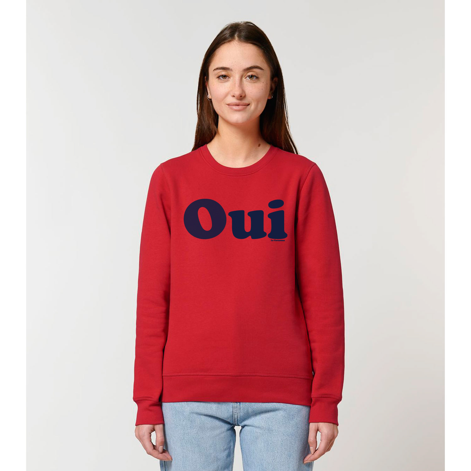 La Garçonne Vetements Oui Sweater Red