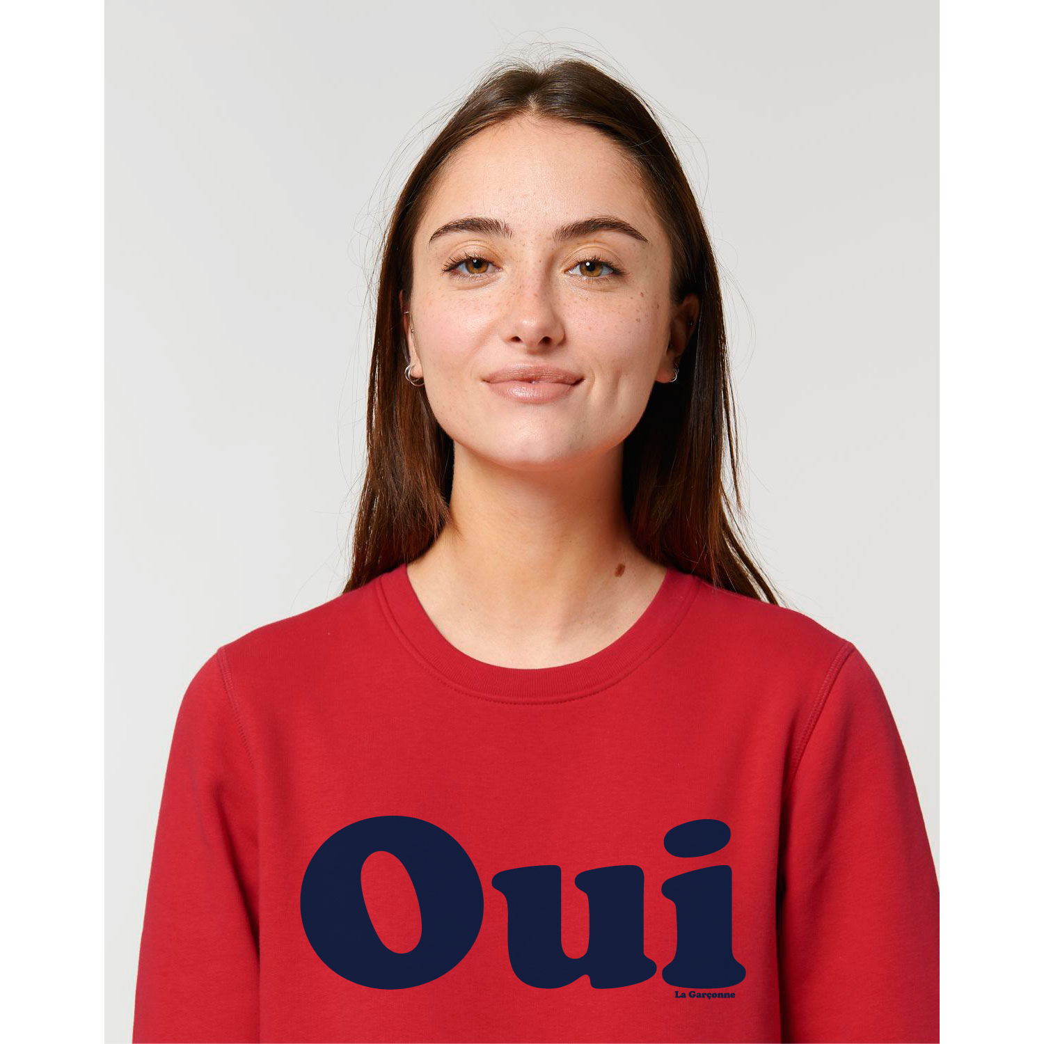 La Garçonne Vetements Oui Sweater Red