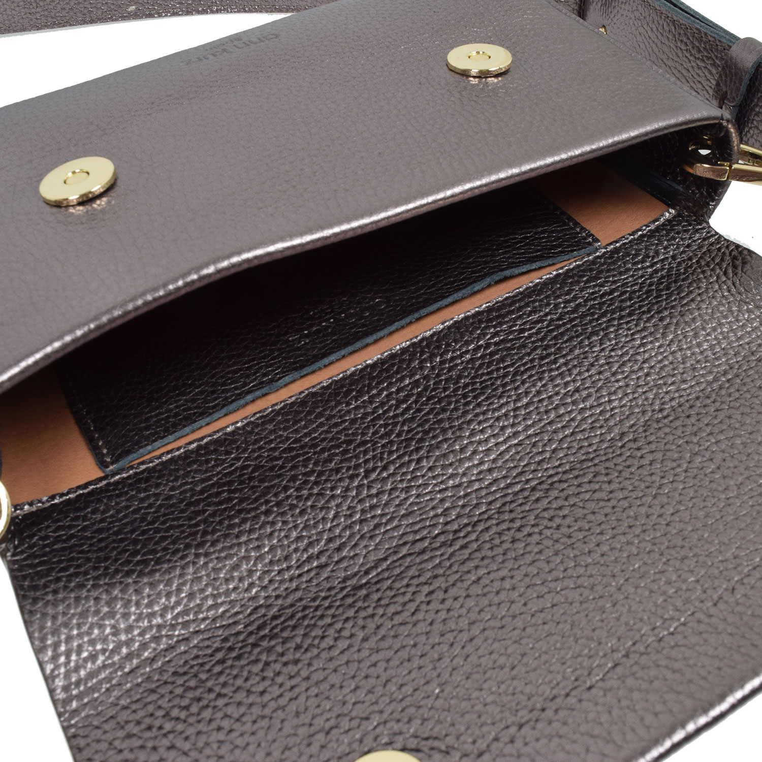 Ann Kurz Pack Large Ann Kurz Umhängetasche Metallic Grau Detail