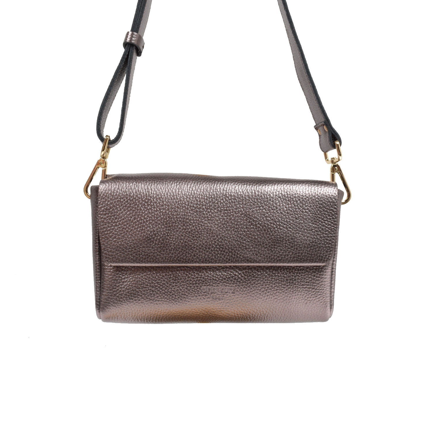 Pack Large Umhängetasche Metallic Sweet Iron