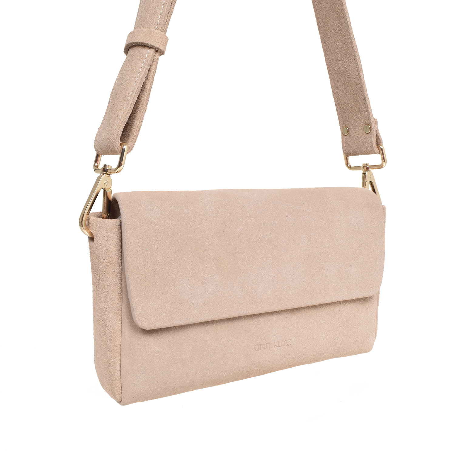 Ann Kurz Pack Large Umhängetasche in Beige von Ann Kurz vorne