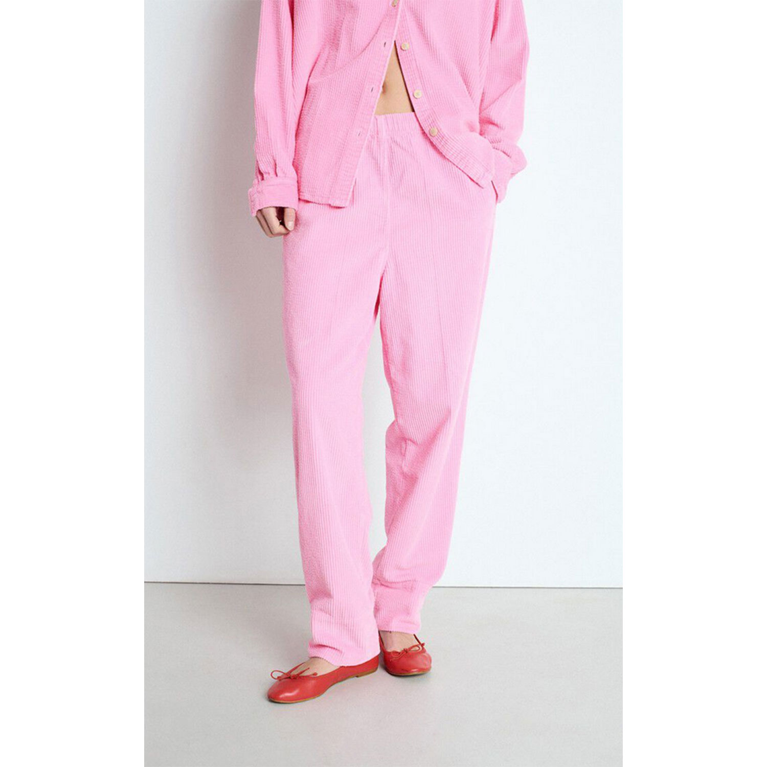 American Vintage Padow Hose in Pink von American Vintage Model vorne