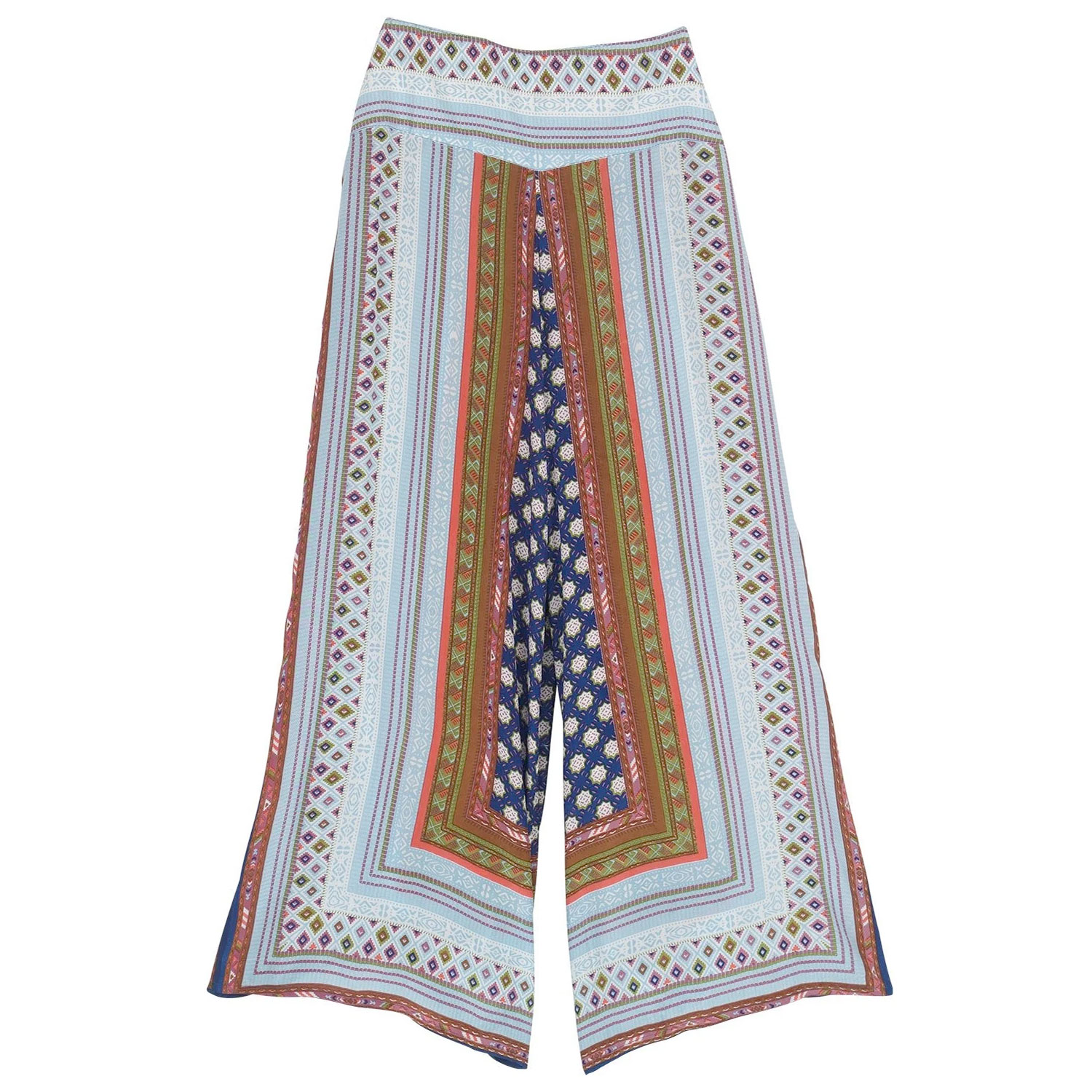 One Hundred Stars Palazzo Hose Crepe Indigo Moorish