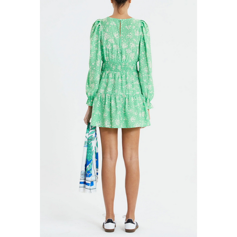 Lolly's Laundry Parina Lolly's Laundry Kleid Grün Model Hinten