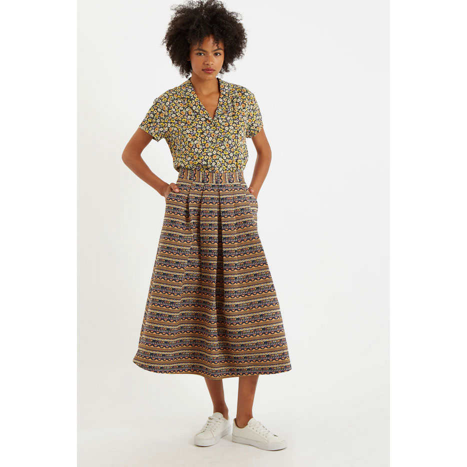 Louche Pasadena Mexico Louche Jupe Muster Model vorne