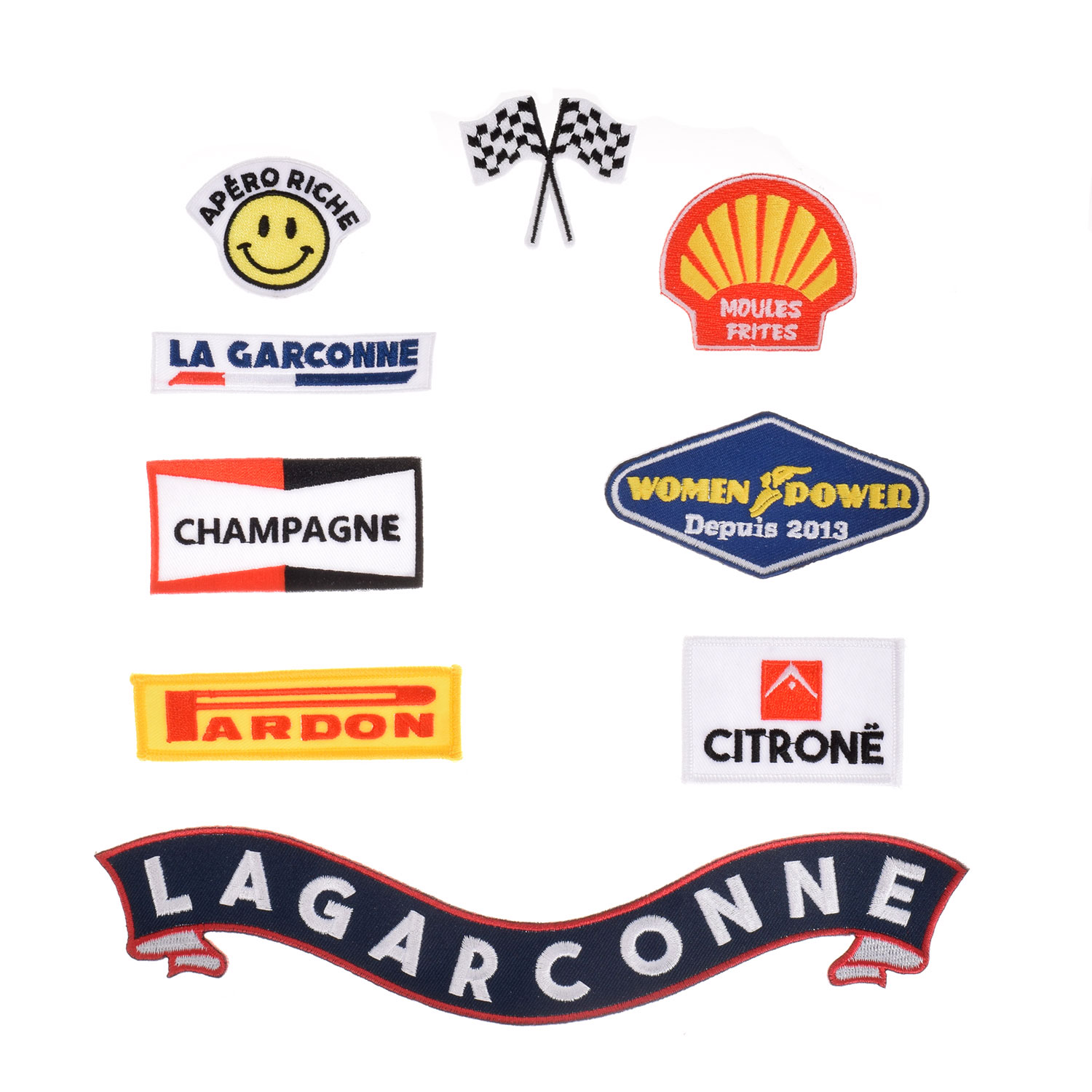 La Garçonne Accessoires Moules Frites Patch