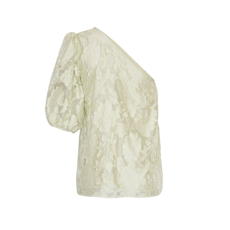 MSCH Copenhagen Pave MSCH Copenhagen Bluse Hellgrün Hinten