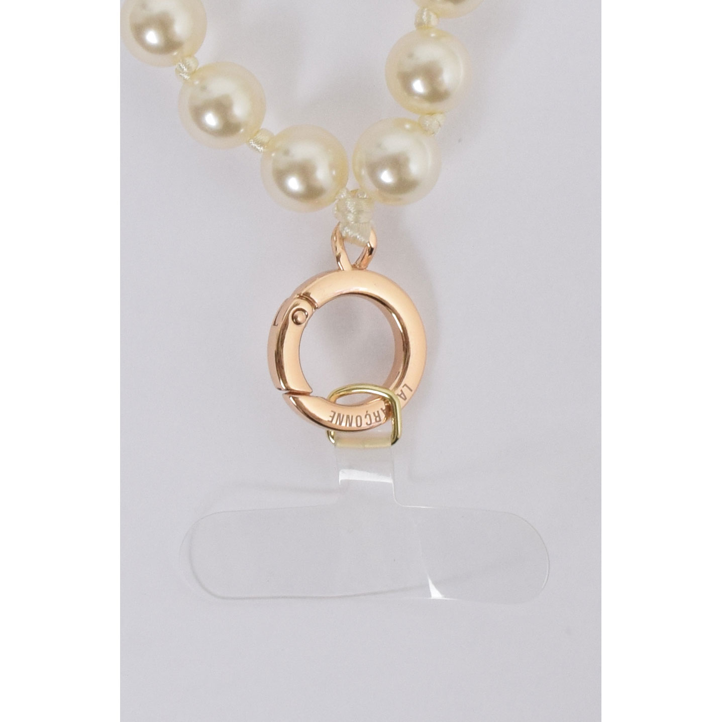 La Garçonne Accessoires Pearls Handykette / Schlüsselanhänger Lang von La Garçonne Accessoires Detail