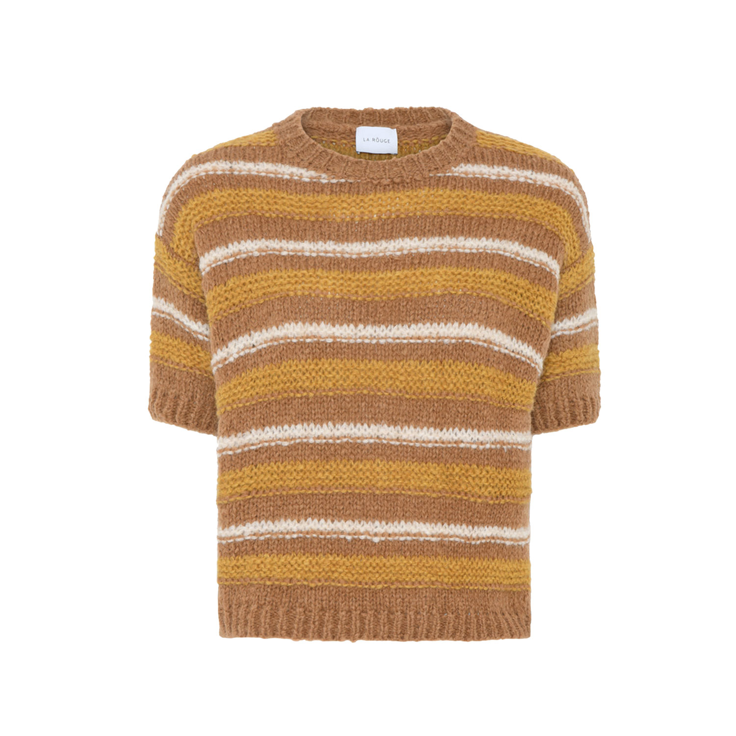 La Rouge Pernille Pullover Yellow Stripe