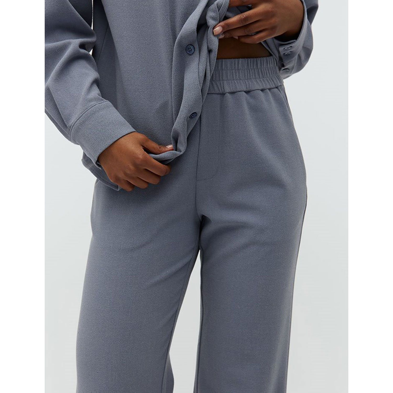 mbyM Philipa mbyM Hose Blau Grau Detail