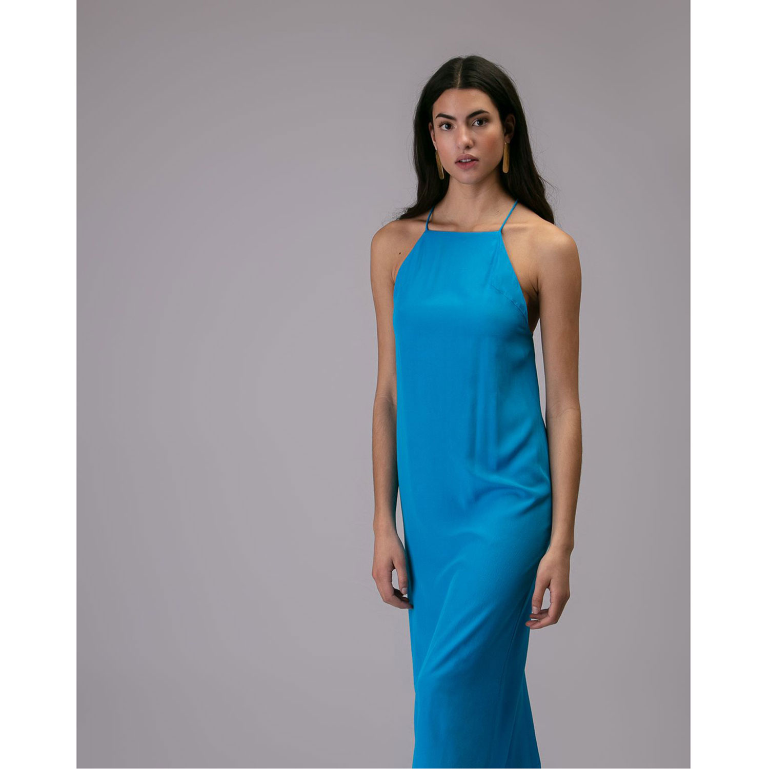 Karma Koma Phonique Karma Koma Kleid blau Model vorne