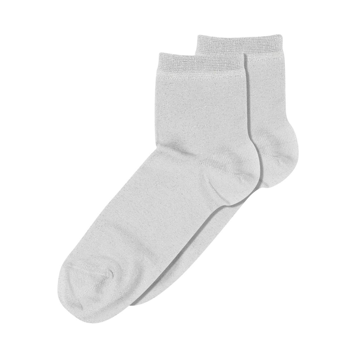 Pi Glitter Socken White