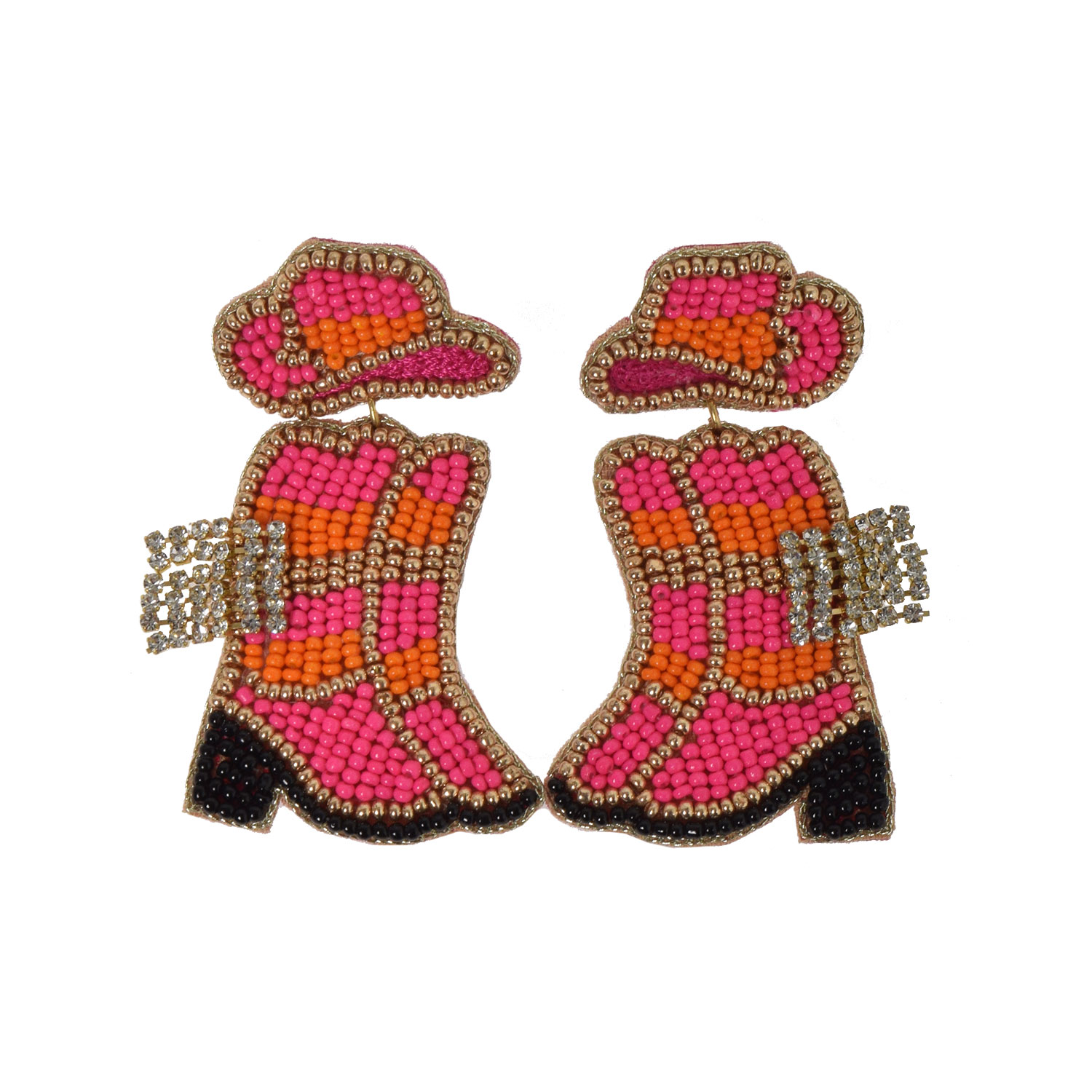 Pink Cowboy Boots Ohrstecker