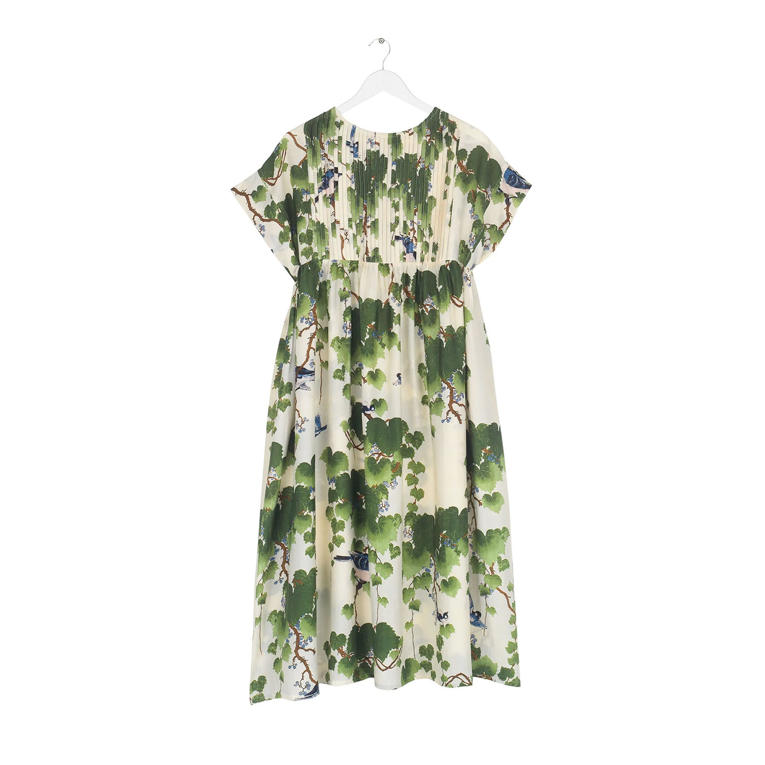 One Hundred Stars Kleid plissiert Acer Green