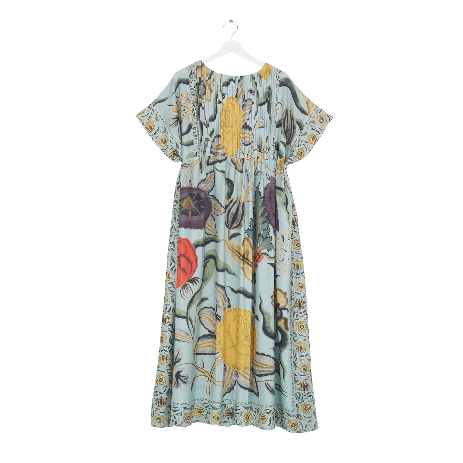 One Hundred Stars Kleid plissiert Joy Aqua