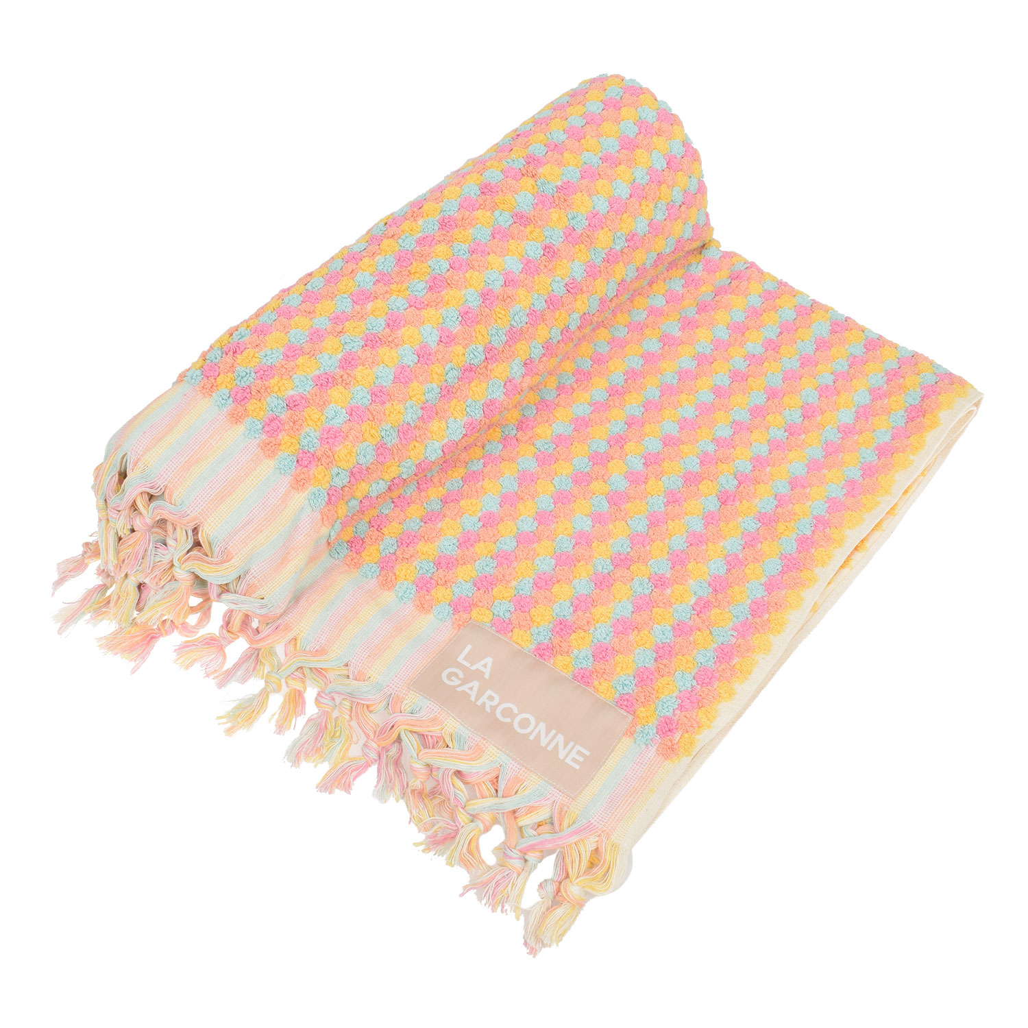 La Garçonne Home Pompom La Garçonne Home Badetuch farbig