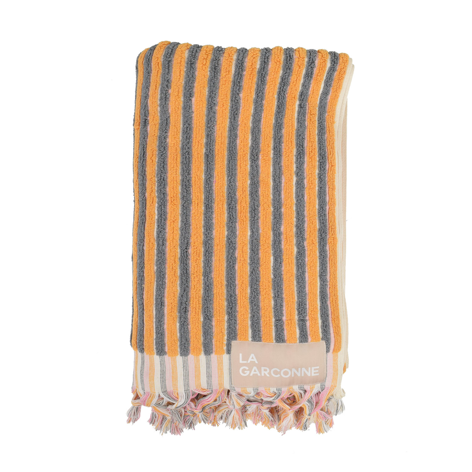 La Garçonne Home Pompom La Garçonne Home Badetuch gestreift