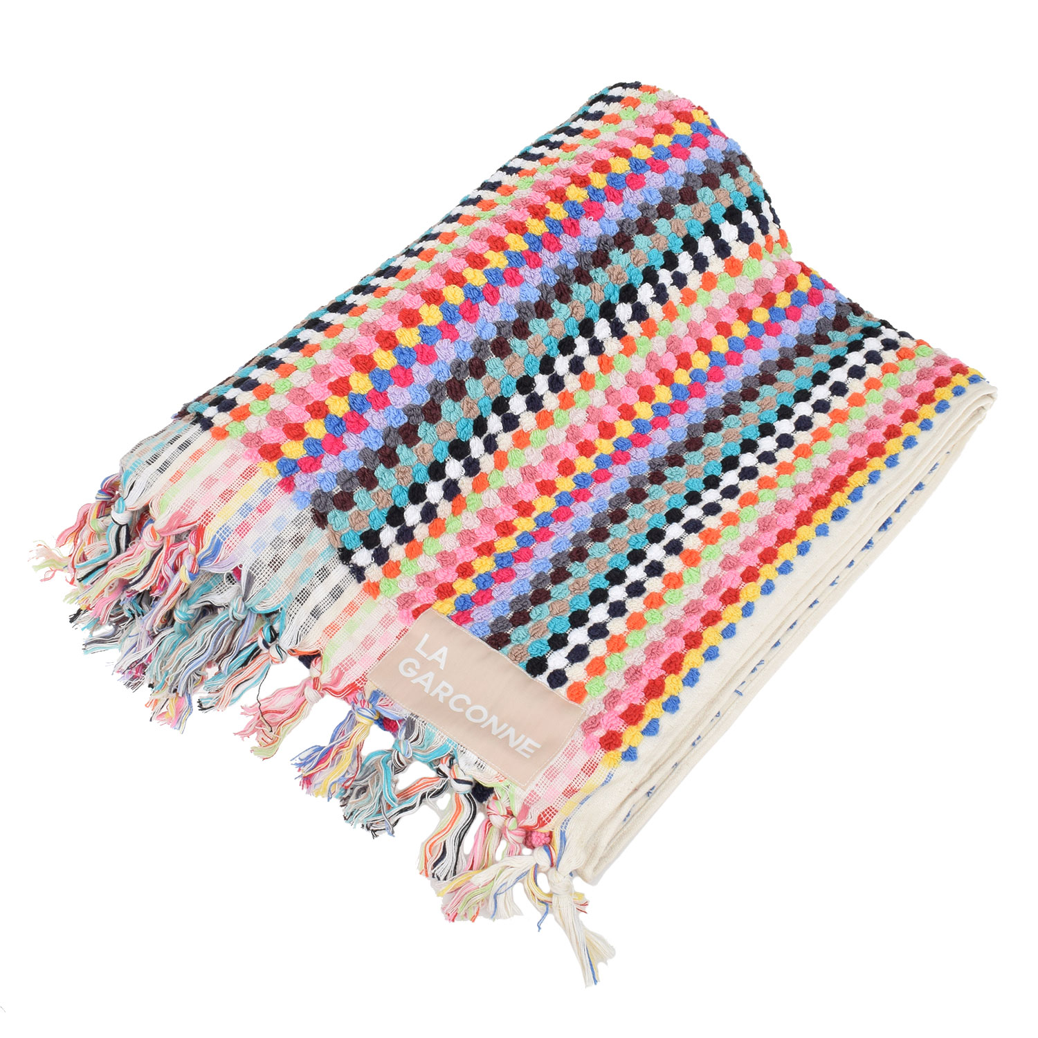 La Garçonne Home Pompom La Garçonne Home Badetuch farbig