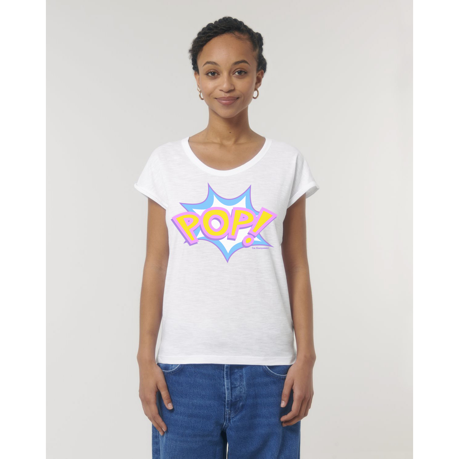 POP Rounder T-Shirt White