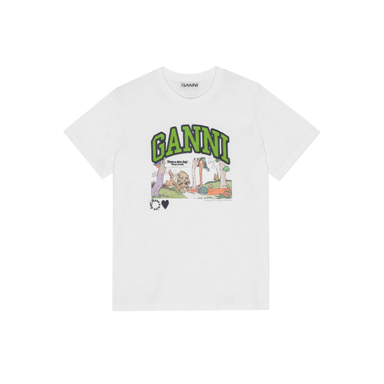Poppy Relaxed T-Shirt Bright White