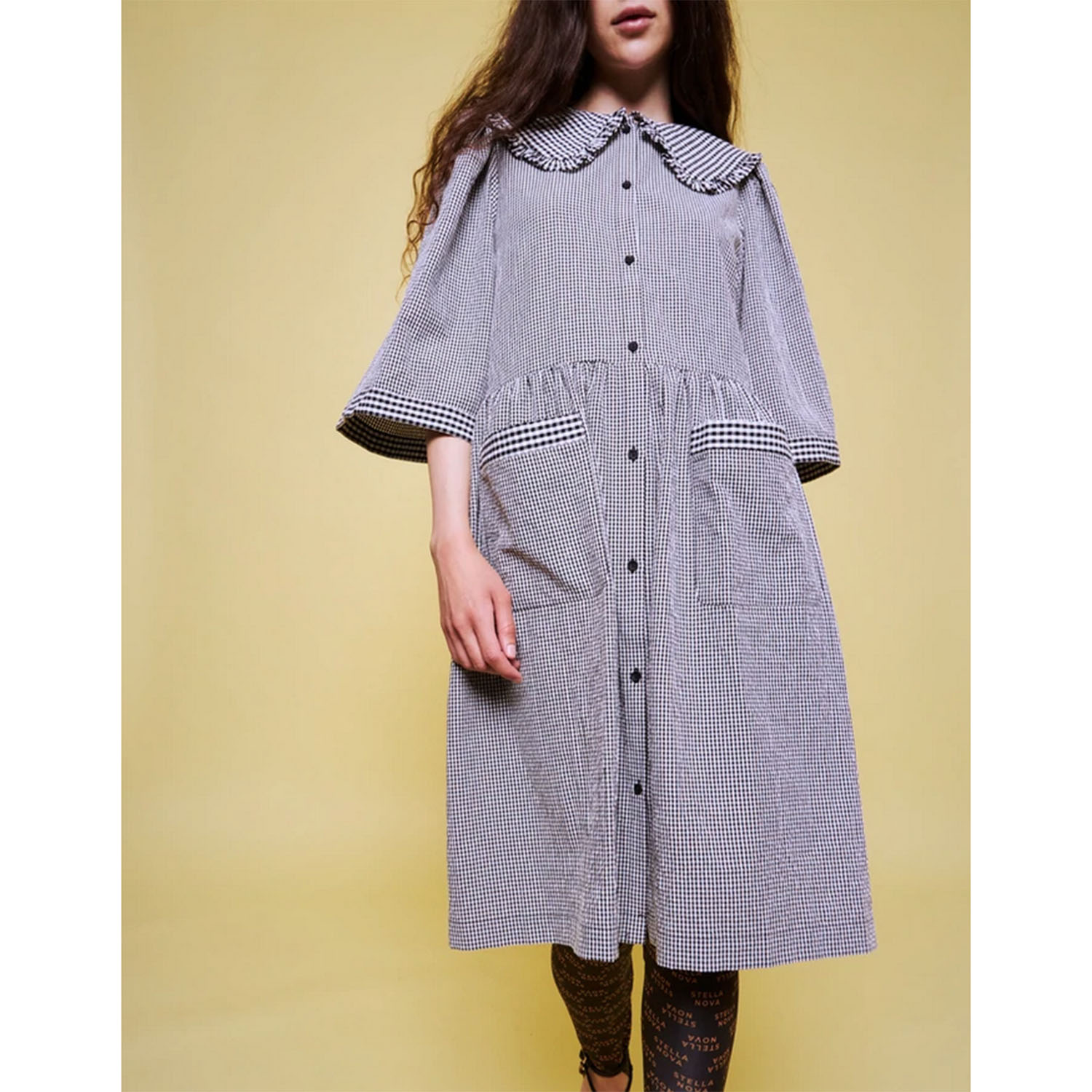 Stella Nova Priel Lou Kleid Schwarz Weiss