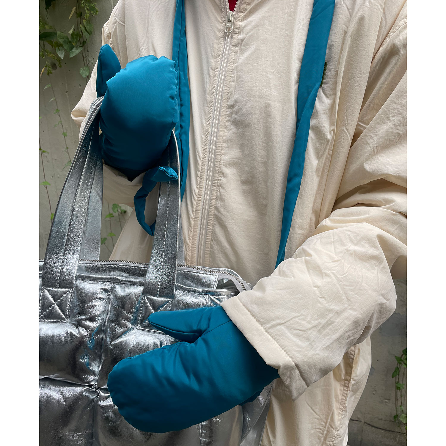 La Garçonne Accessoires Remi Handschuhe Blue