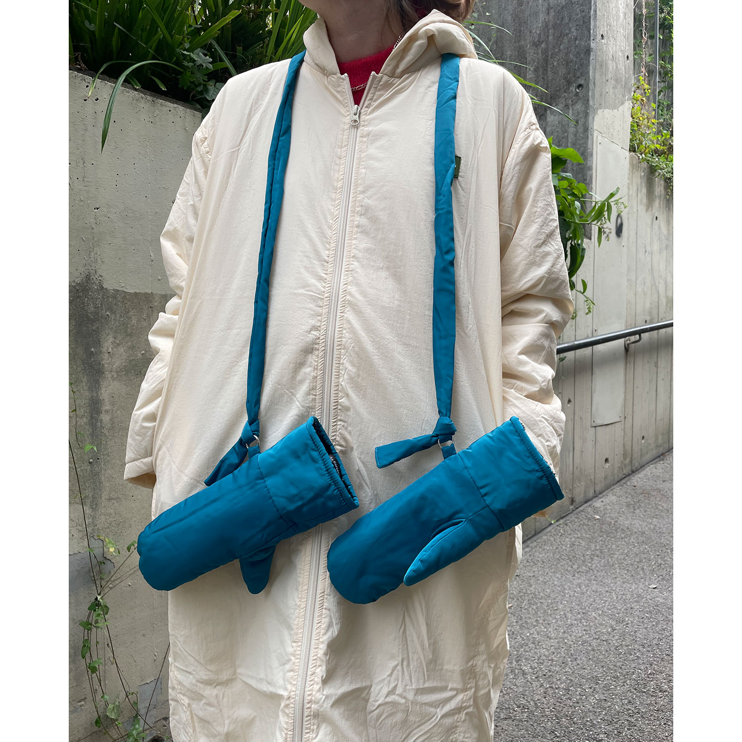 La Garçonne Accessoires Remi Handschuhe Blue