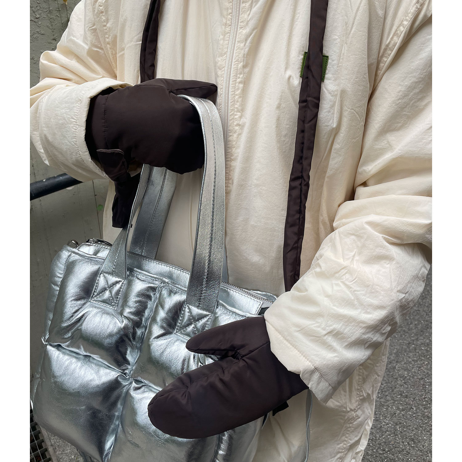 La Garçonne Accessoires Remi Handschuhe Dark Brown