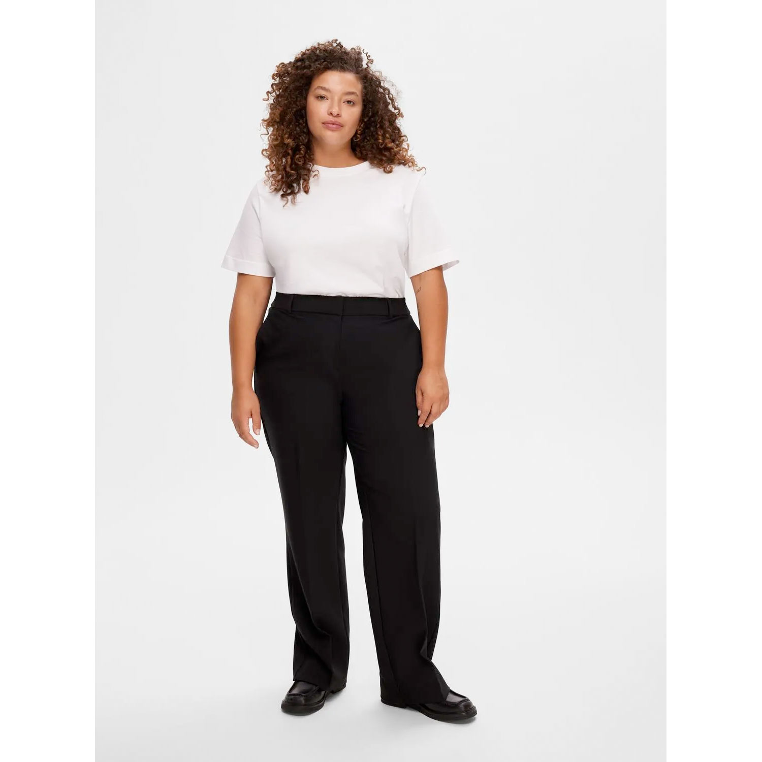 Selected Femme Rita Weite Hose Black 30"