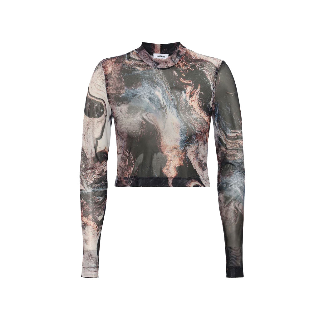 Minimum Riya Minimum Langarmshirt Black Minimum vorne