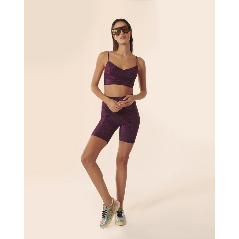 Karma Koma Roberto Karma Koma Shorts Violett Model vorne