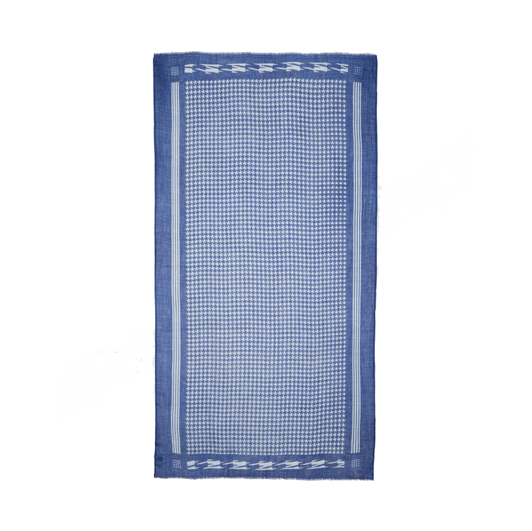 Becksöndergaard Rogate Becksoendergaard Schal Blau Vorne Offen